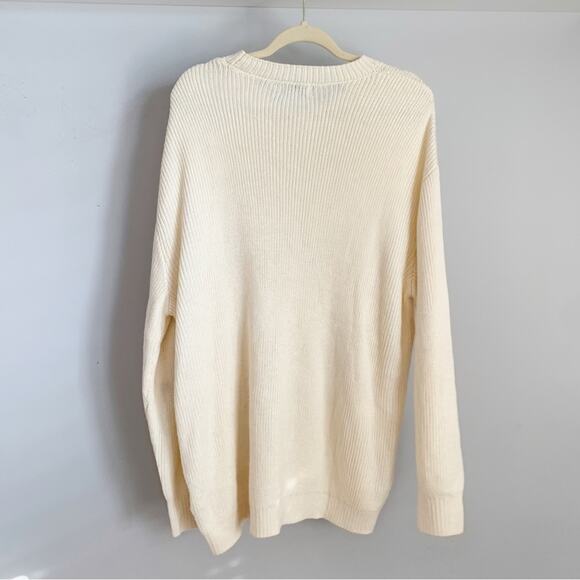 WeWoreWhat Oversize Crew neck Sweater L/XL NWT - Picture 3 of 7